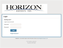 Tablet Screenshot of horizonemployee.lh1ondemand.com