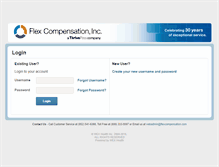 Tablet Screenshot of flexcompensation.lh1ondemand.com