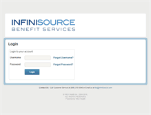 Tablet Screenshot of infinconsumer.lh1ondemand.com