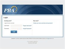 Tablet Screenshot of pbaparticipant.lh1ondemand.com