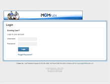 Tablet Screenshot of mgmflex.lh1ondemand.com